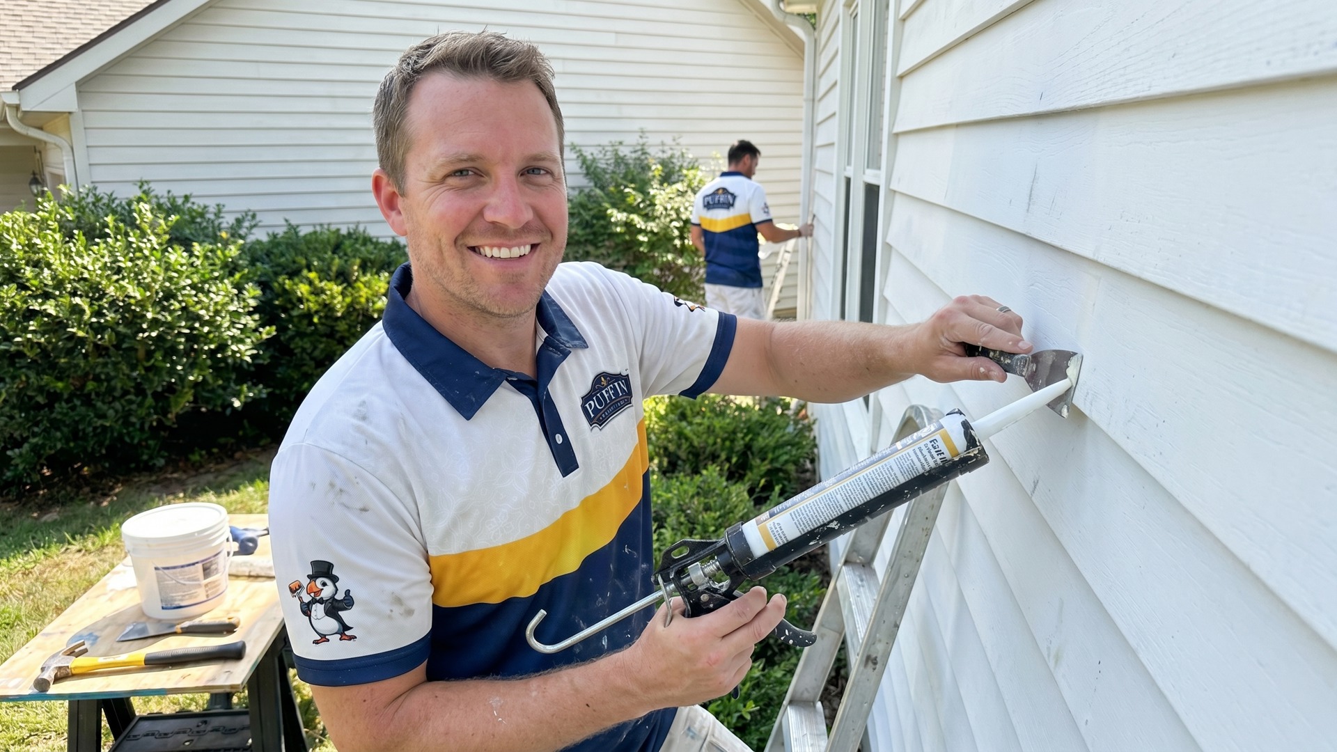 Puffin Painting project photo for siding repair.